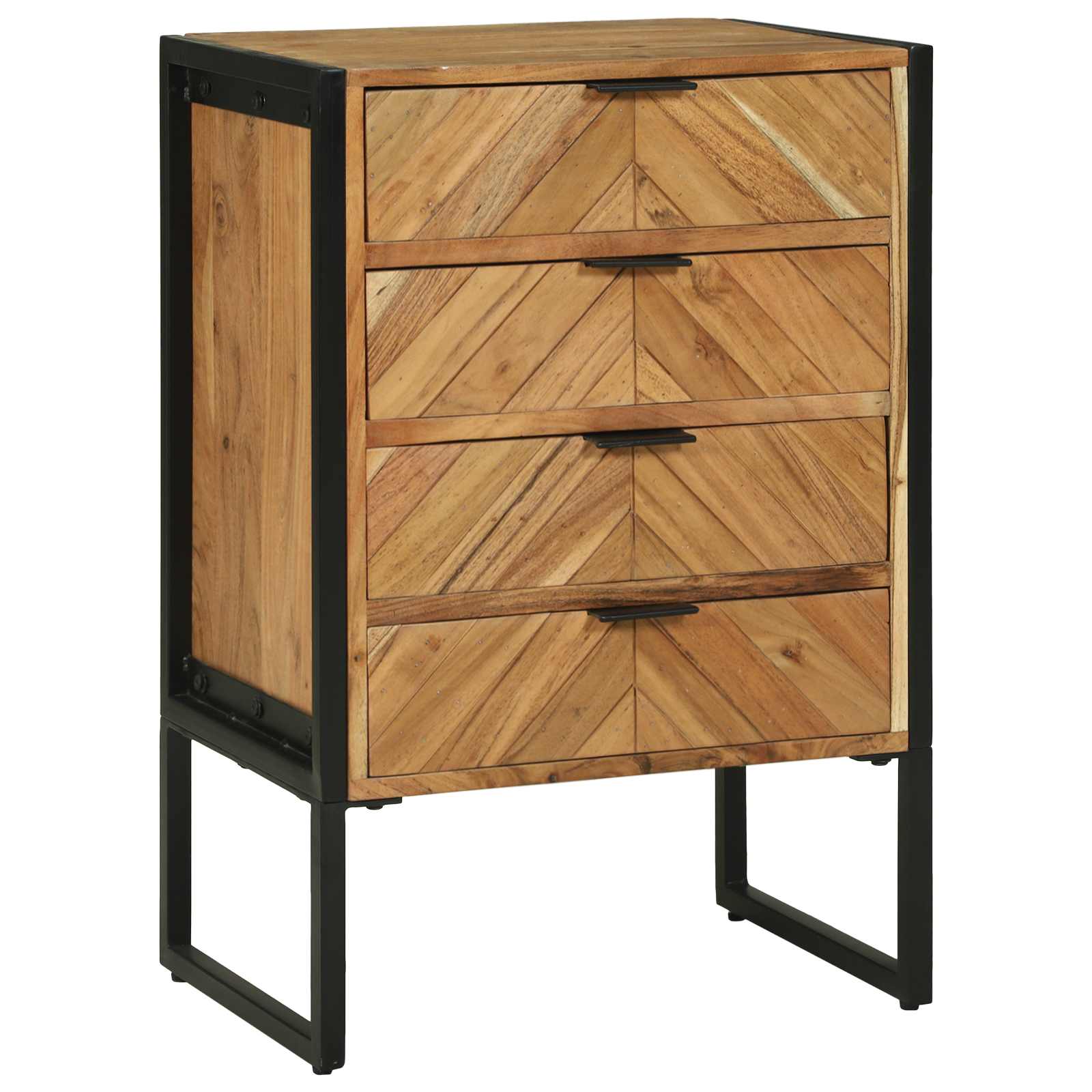 Sideboard 50 x 35 x 75 cm Massivholz Akazie