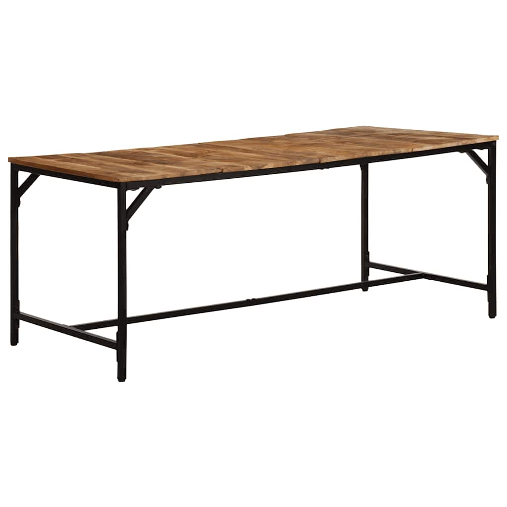 Esstisch 180x90x75 cm Raues Massivholz Mango