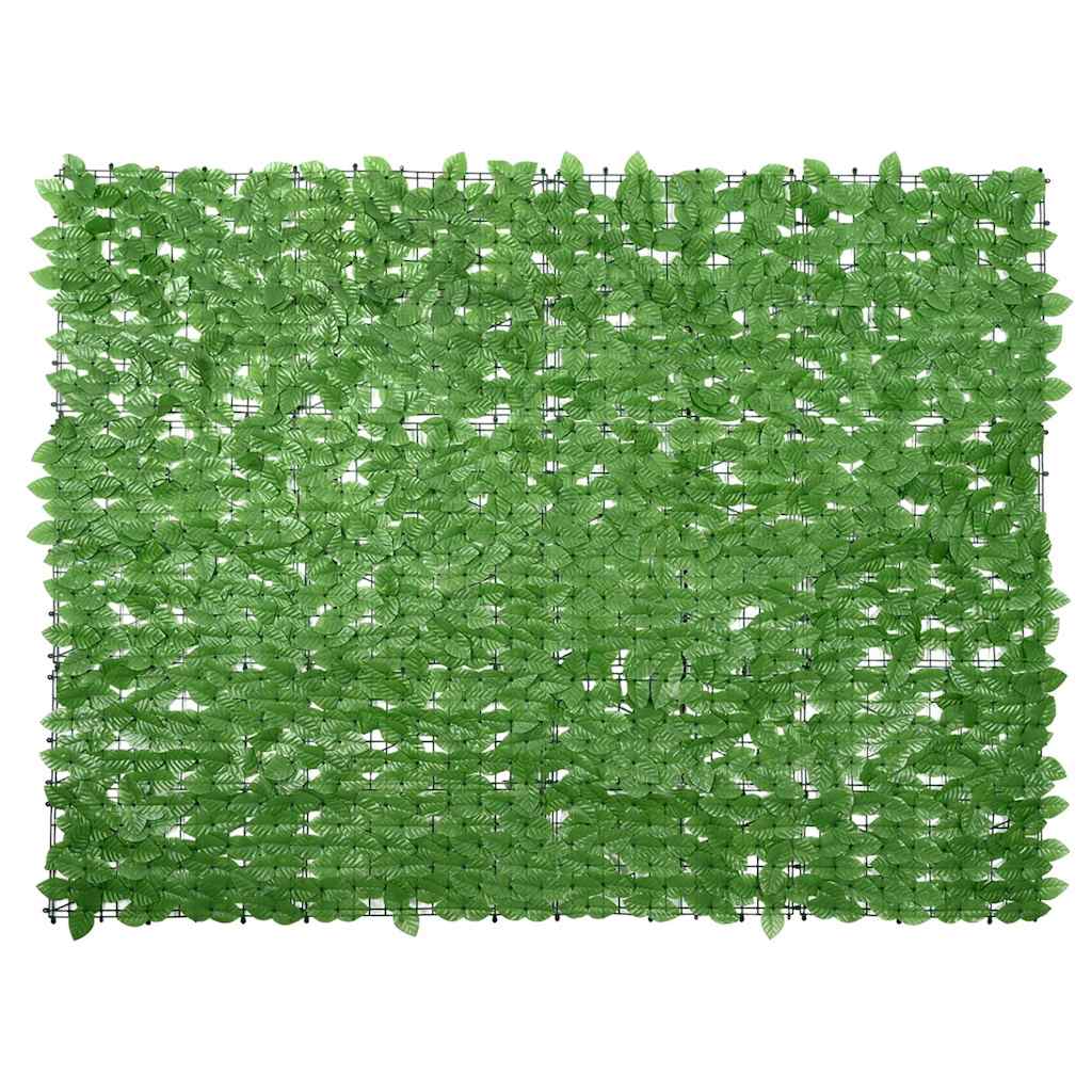 Balkon-Sichtschutz mit Grünen Blättern 200x150 cm