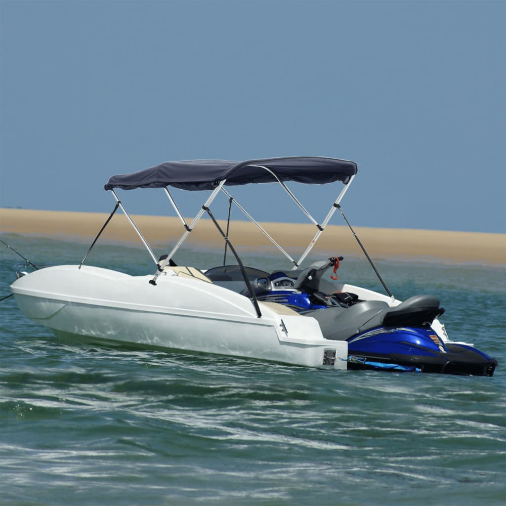 3-Bow Bimini-Top mit Seitenteilen 183x(137-152)x137 cm