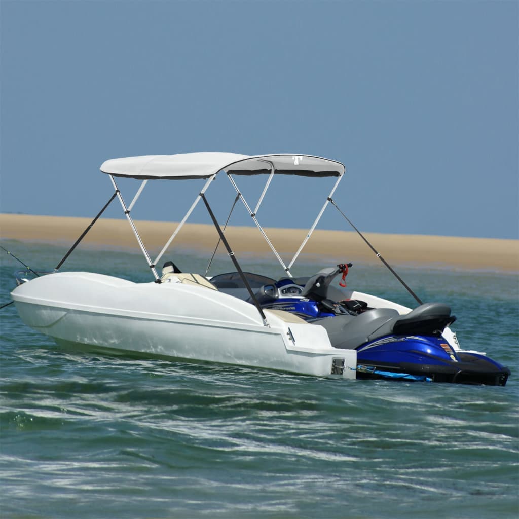 3-Bow Bimini-Top mit Mesh-Seitenteilen 183x(170-182)x137 cm