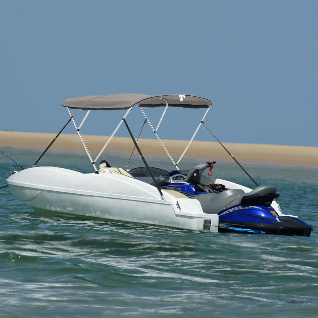 3-Bow Bimini-Top mit Mesh-Seitenteilen 183x(137-152)x137 cm