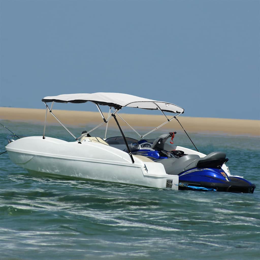 4-Bow Bimini-Top mit Mesh-Seitenteilen 243x(230-244)x137 cm