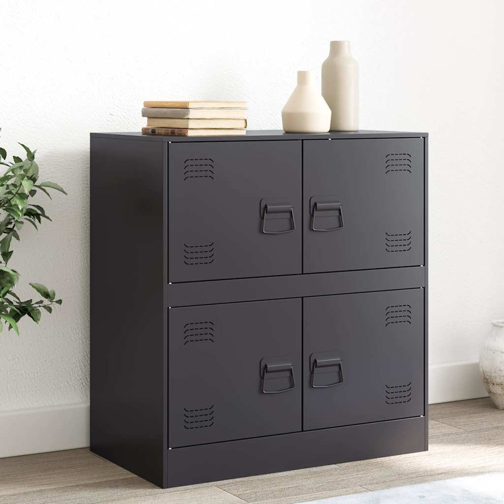 Sideboard Schwarz 67x39x73 cm Stahl