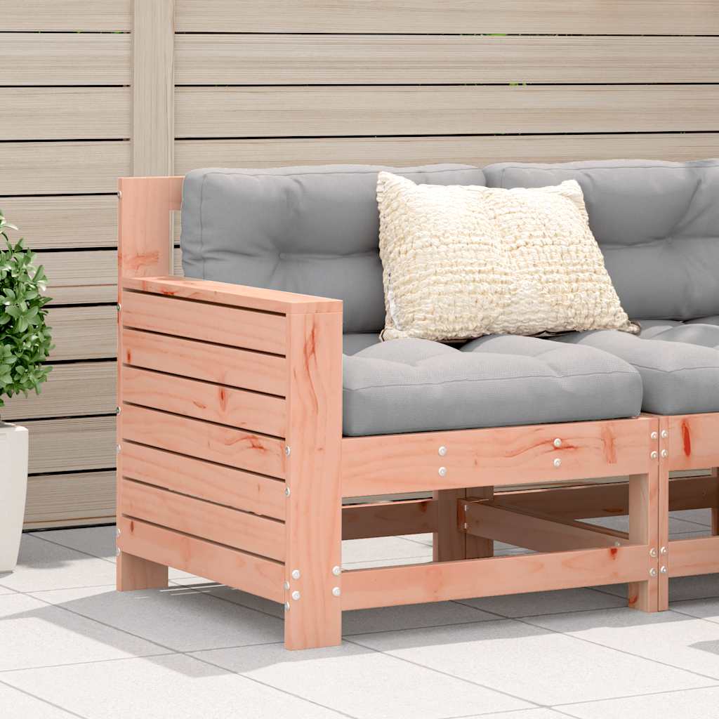 Gartensofa mit Armlehne 69x62x70,5 cm Massivholz Douglasie