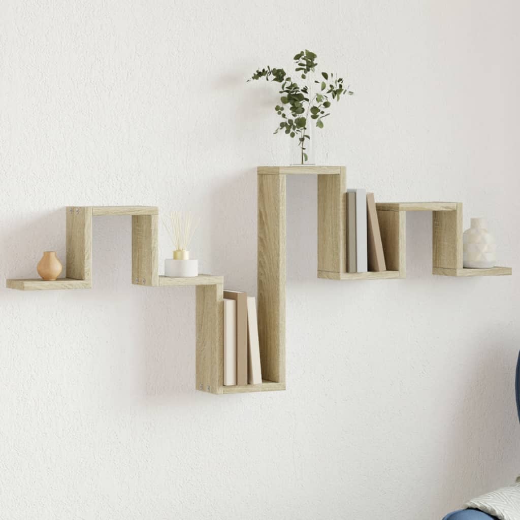 Wandregal Sonoma-Eiche 104,5x10x43 cm Holzwerkstoff