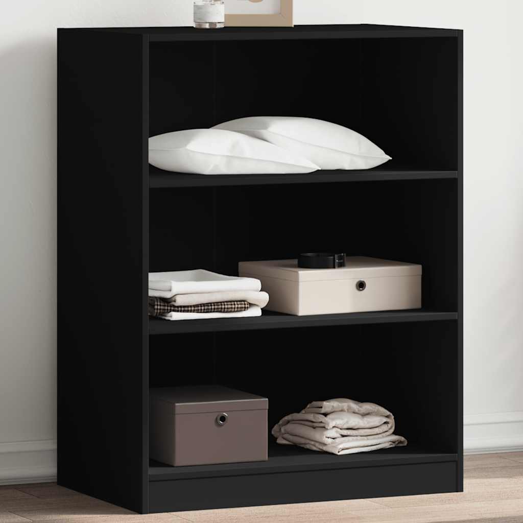 Kleiderschrank Schwarz 77x48x102 cm Holzwerkstoff
