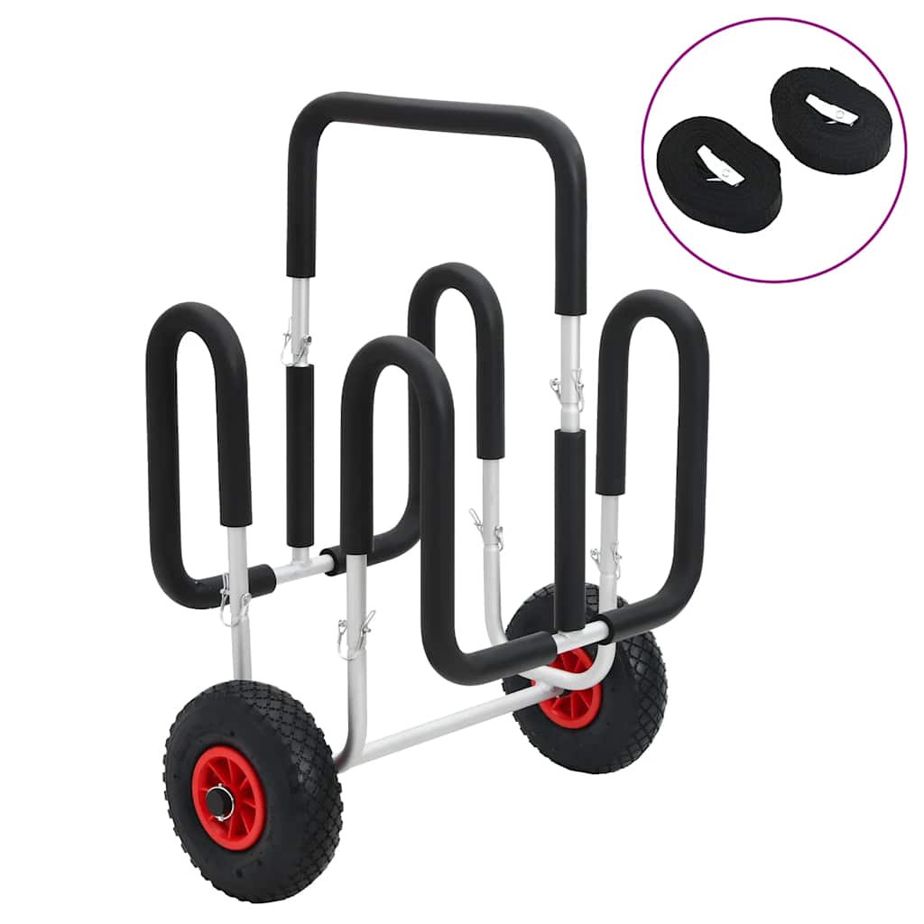 SUP Trolley für 2 Surfbretter 90 kg Aluminium