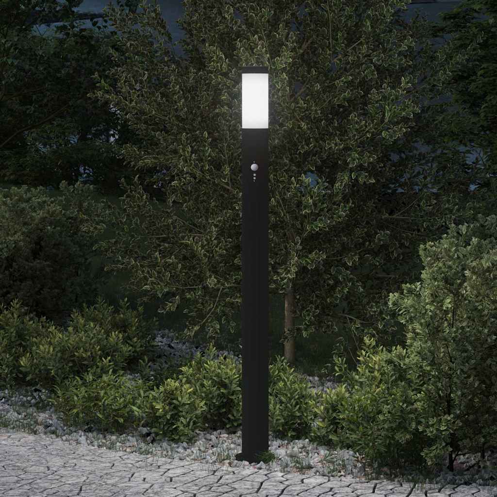 Pollerleuchte mit Sensor 110 cm Edelstahl IP44