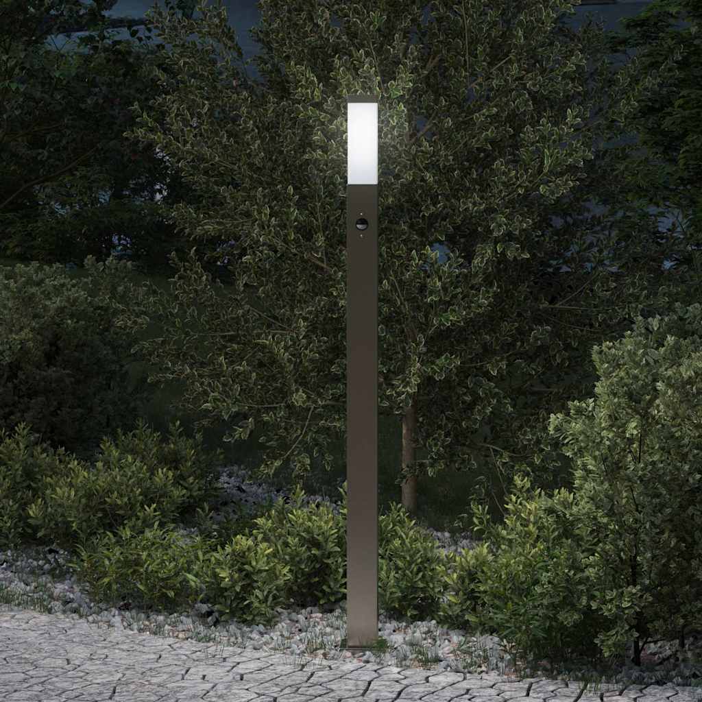 Pollerleuchte mit Sensor 110 cm Edelstahl IP44