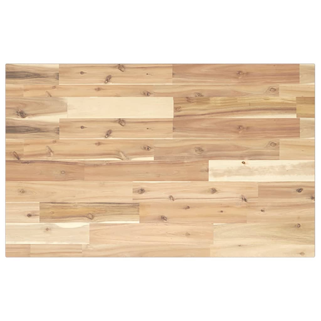 Waschtischplatte Unbehandelt 100x50x2 cm Massivholz Akazie