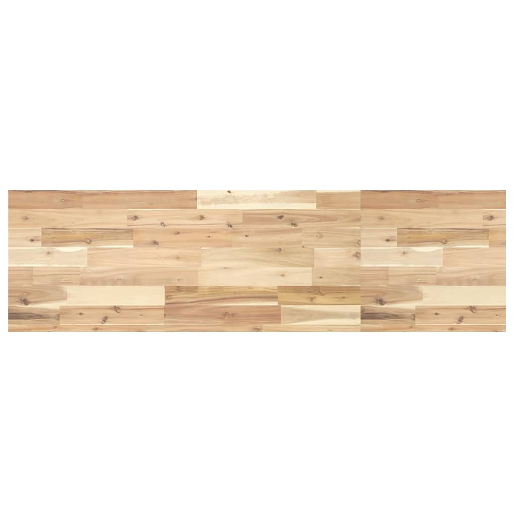 Waschtischplatte Unbehandelt 160x40x4 cm Massivholz Akazie