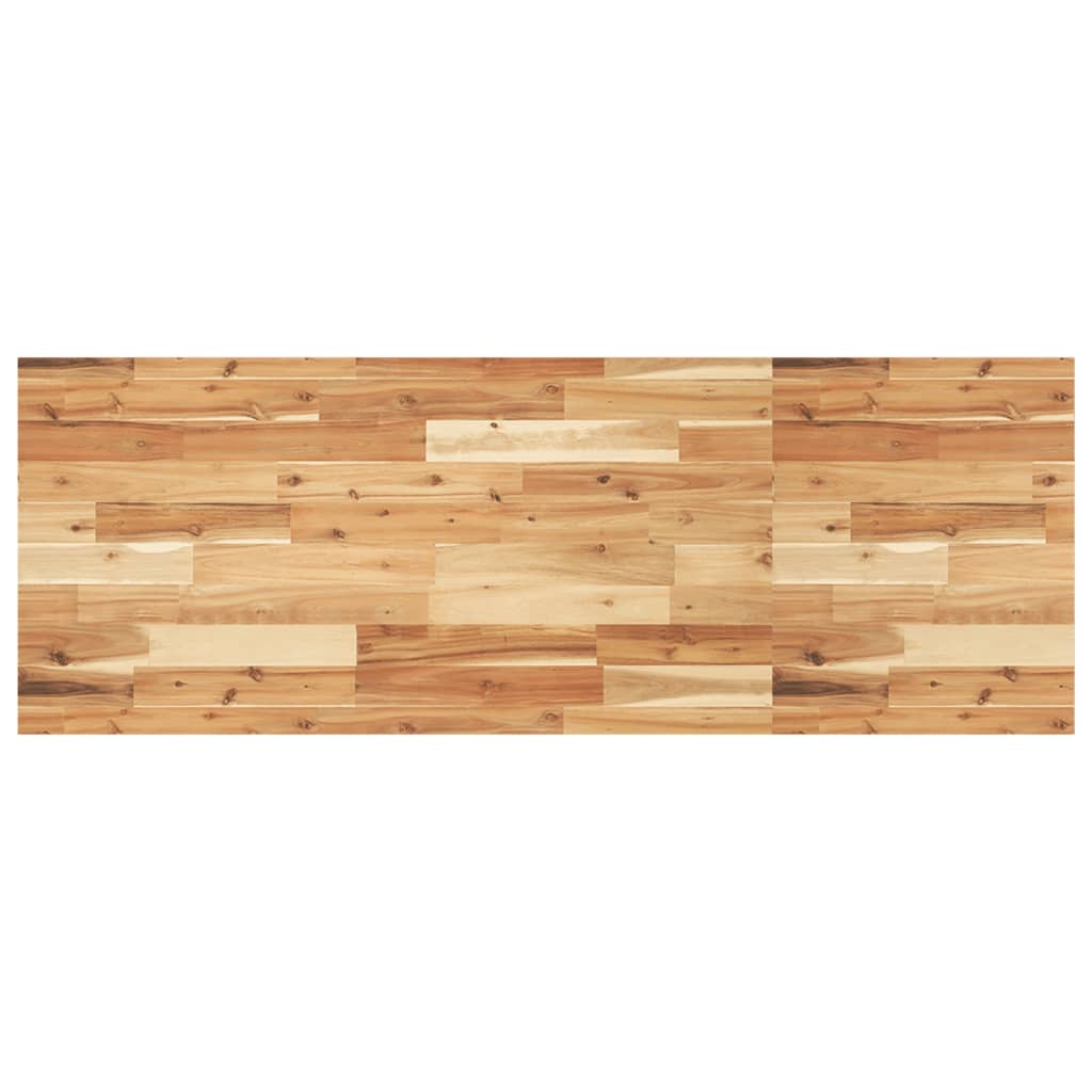 Waschtischplatte Ölbeschichtung 120x50x2 cm Massivholz Akazie