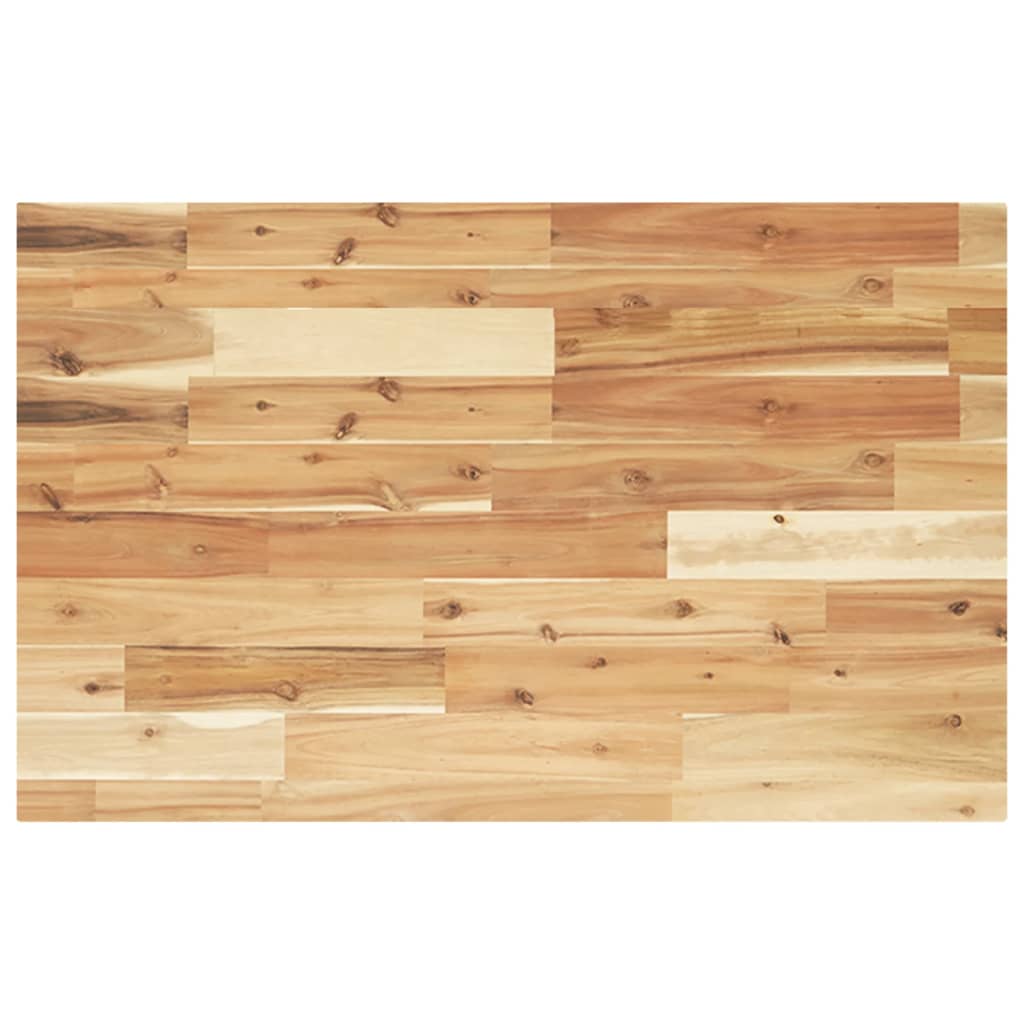 Waschtischplatte Ölbeschichtung 100x50x4 cm Massivholz Akazie