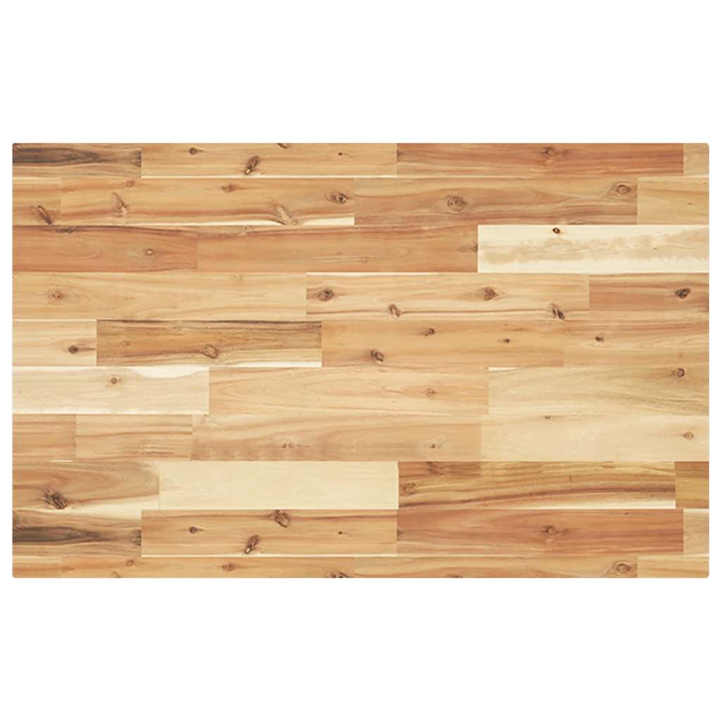 Waschtischplatte Ölbeschichtung 120x50x4 cm Massivholz Akazie