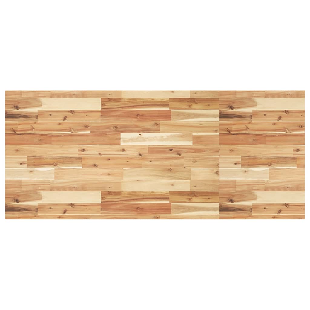 Waschtischplatte Ölbeschichtung 140x60x4 cm Massivholz Akazie