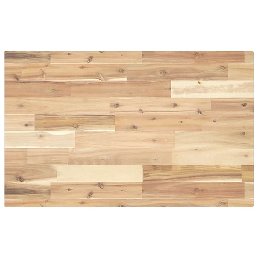 Schreibtischplatte Unbehandelt 160x50x4 cm Massivholz Akazie