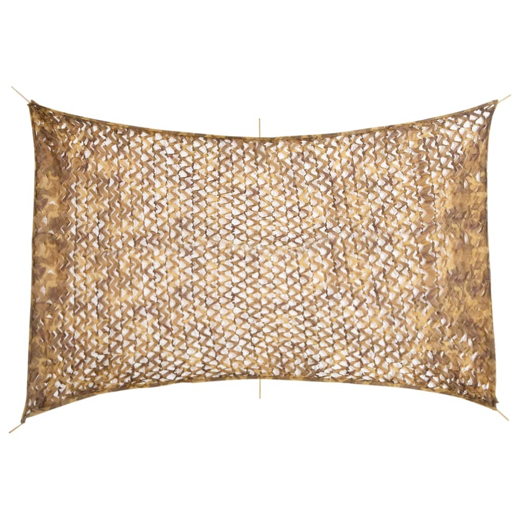 Tarnnetz mit Aufbewahrungstasche 410x285 cm Sandfarbe