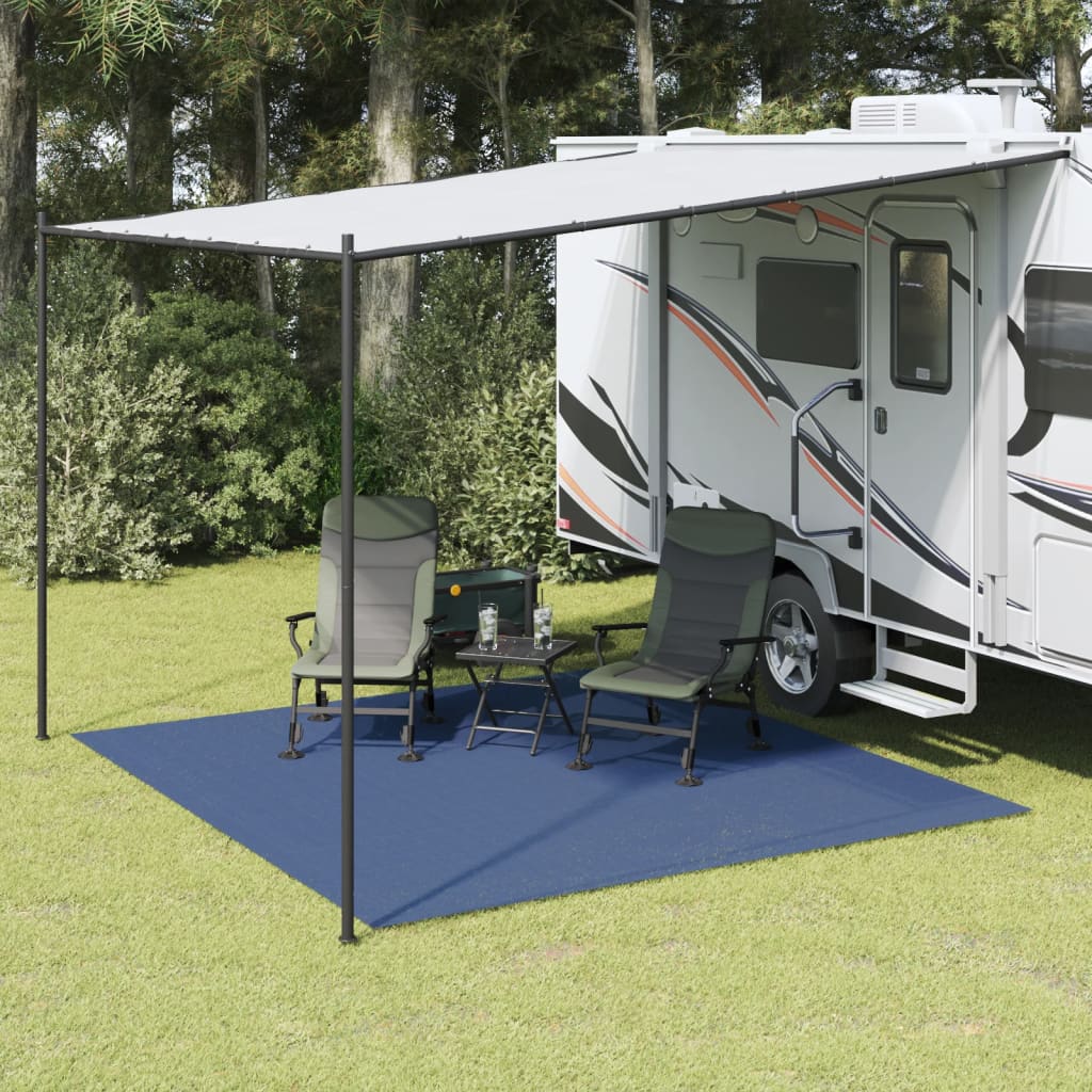 Zeltteppich Blau 3x3 m