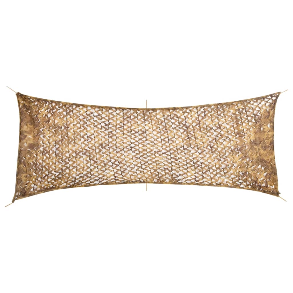 Tarnnetz mit Aufbewahrungstasche 525x205 cm Sandfarbe