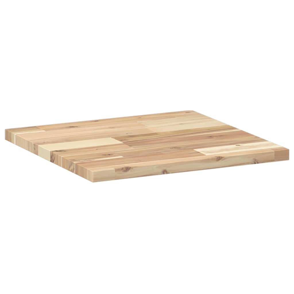 Tischplatte Quadratisch 40x40x2 cm Massivholz Akazie