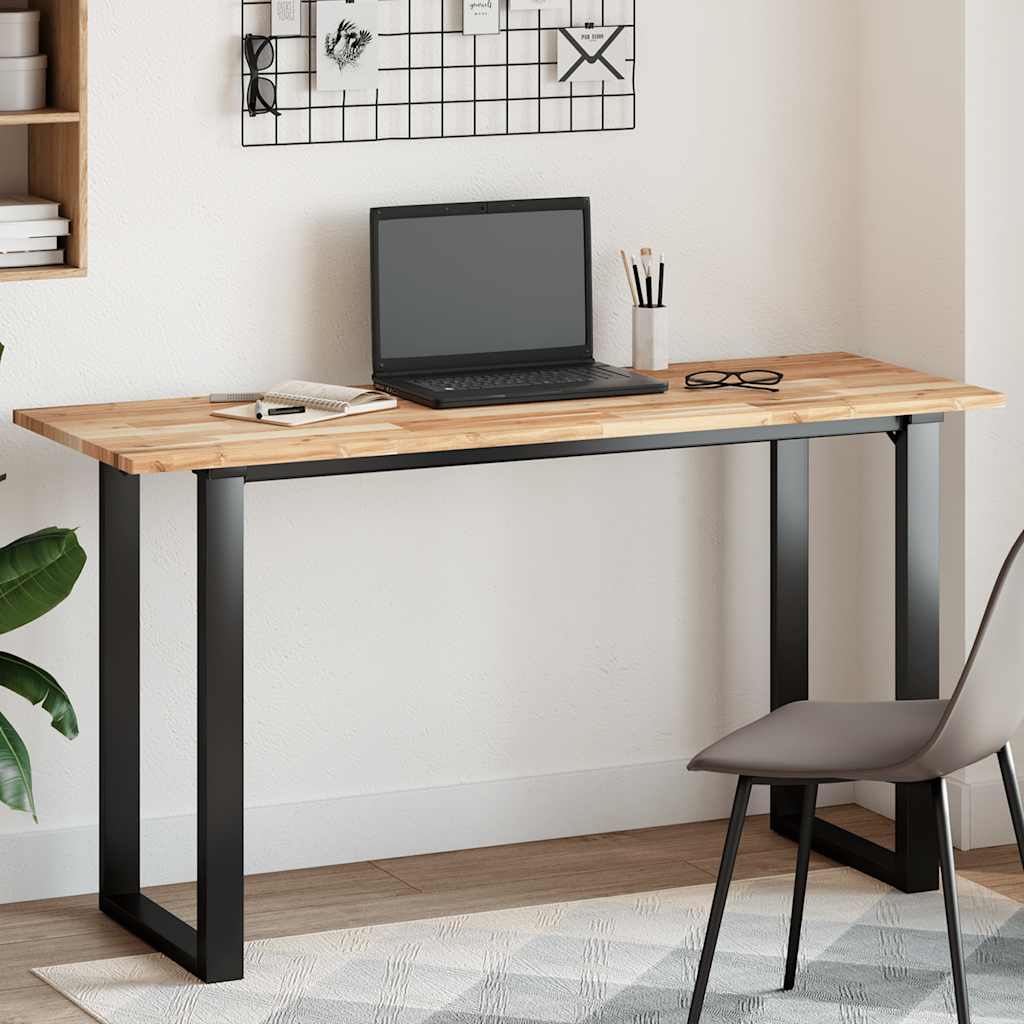 Tischplatte Rechteckig 160x50x2 cm Massivholz Akazie