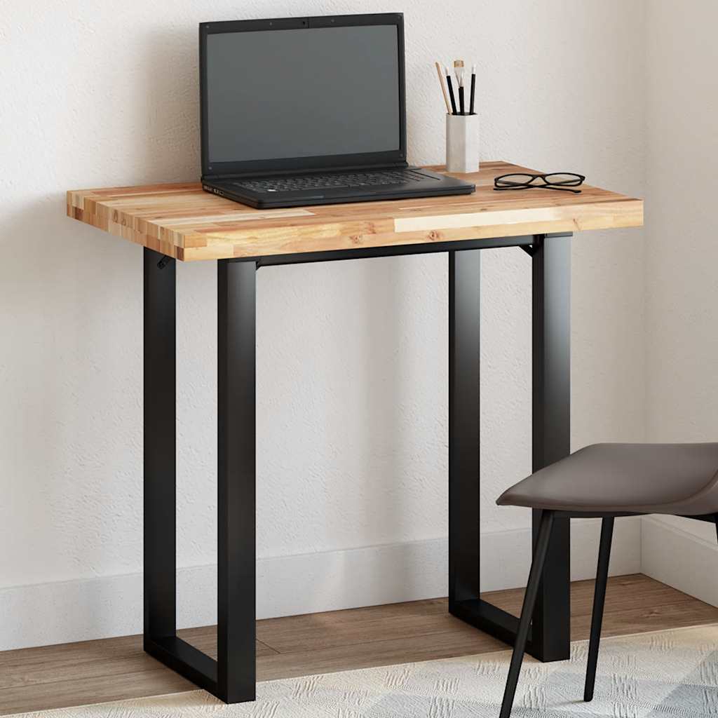 Tischplatte Rechteckig 60x50x4 cm Massivholz Akazie