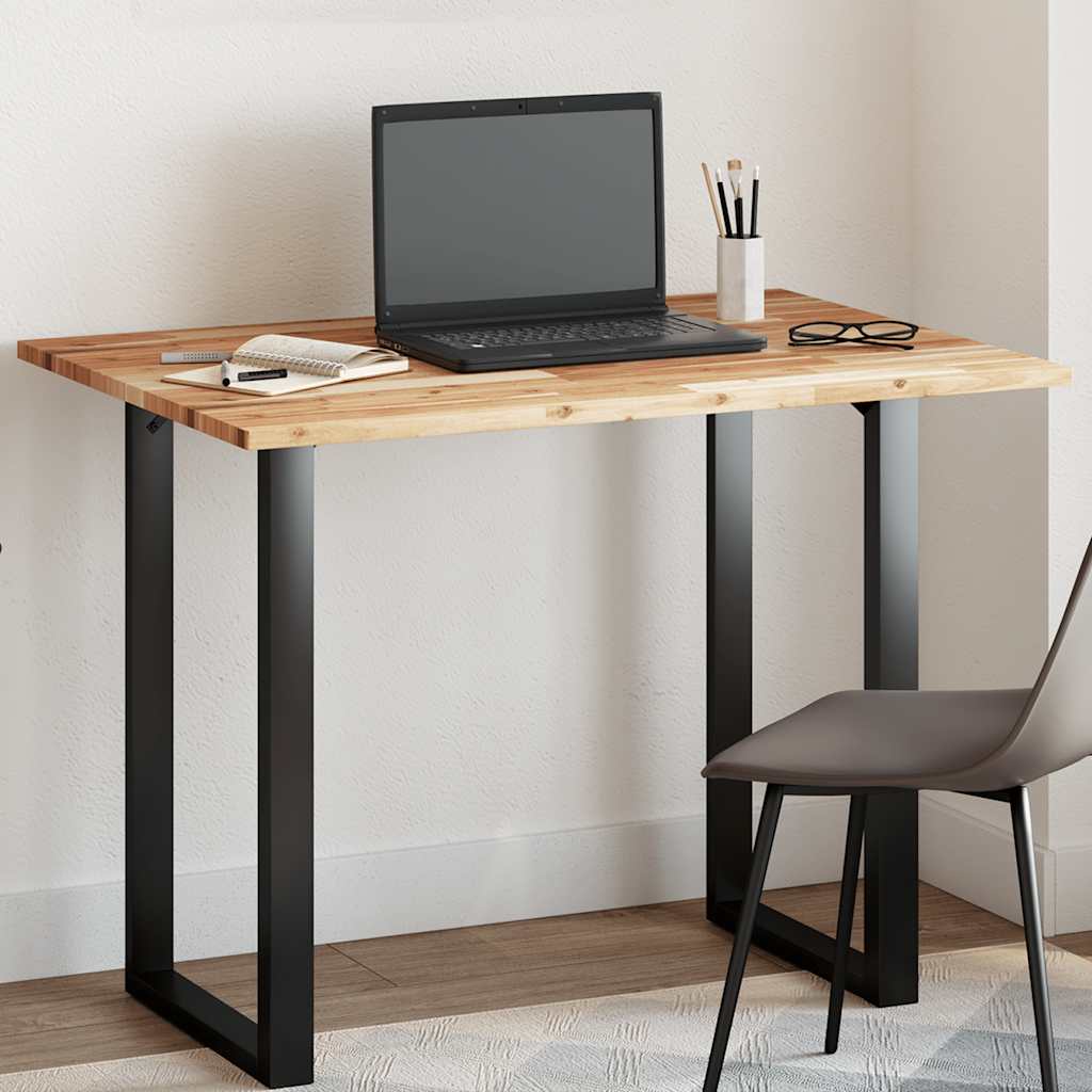 Tischplatte Rechteckig 80x70x2 cm Massivholz Akazie