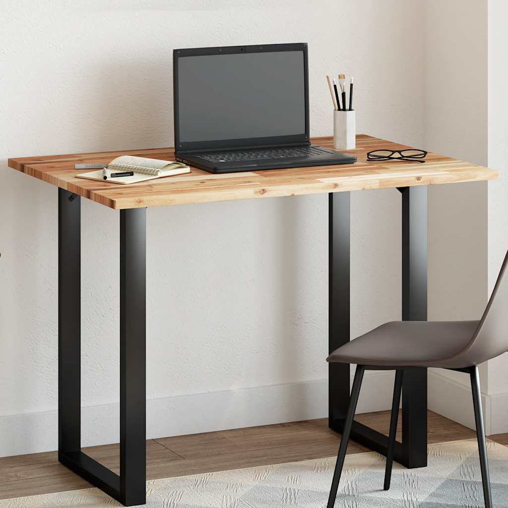 Tischplatte Rechteckig 120x70x2 cm Massivholz Akazie