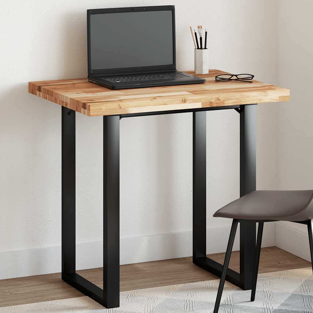 Tischplatte Rechteckig 100x60x4 cm Massivholz Akazie