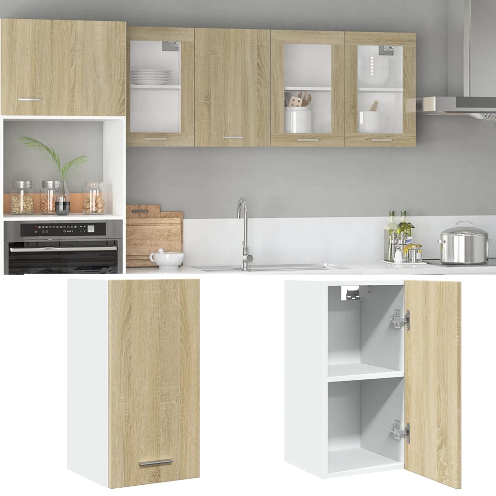 Hängeschrank Lyon Sonoma-Eiche 29,5x31x60 cm Holzwerkstoff