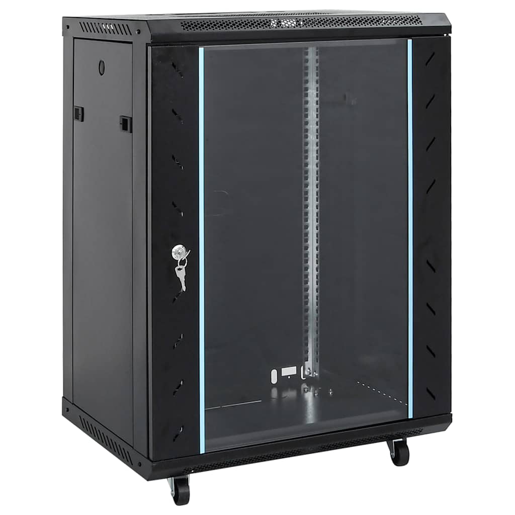 15HE Netzwerkschrank mit Schwenkfüßen 19" IP20 60x45x86 cm