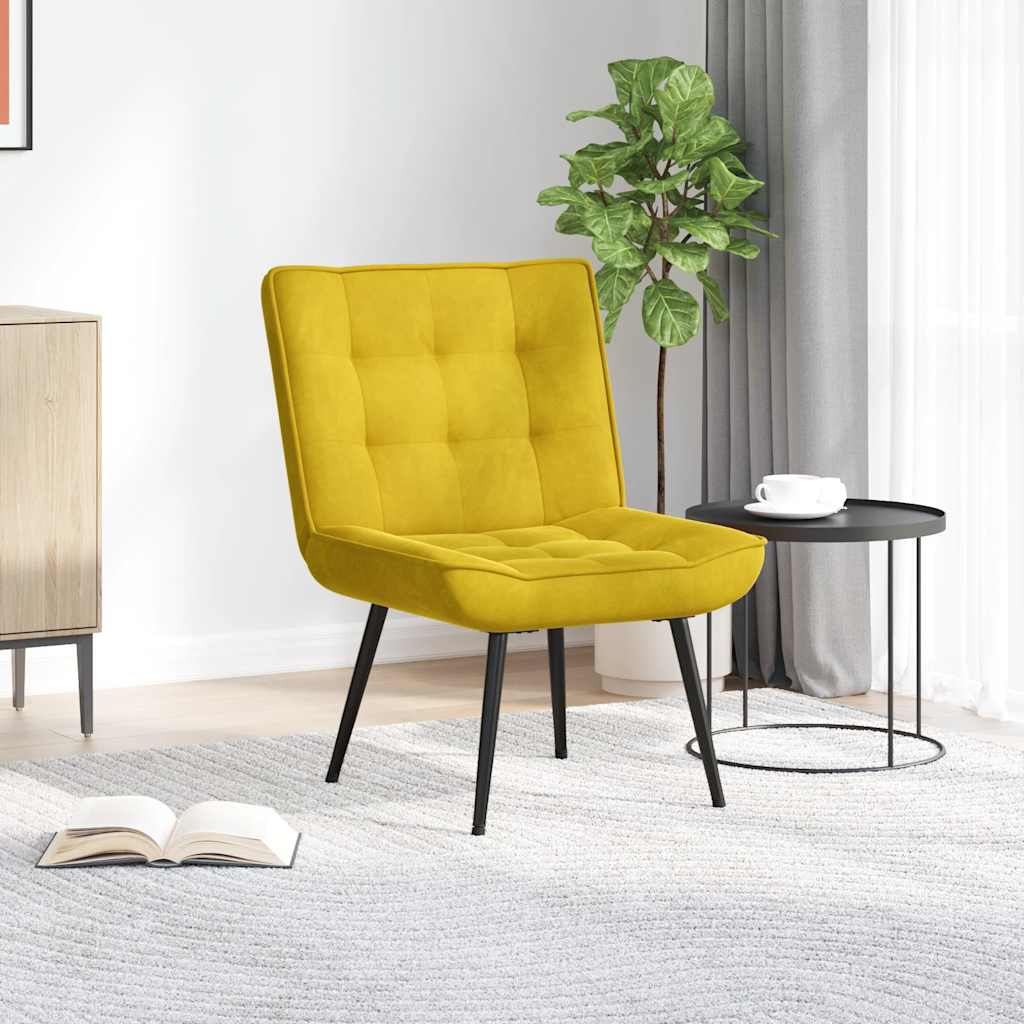 Relaxsessel Gelb 64x74x84 cm Samt