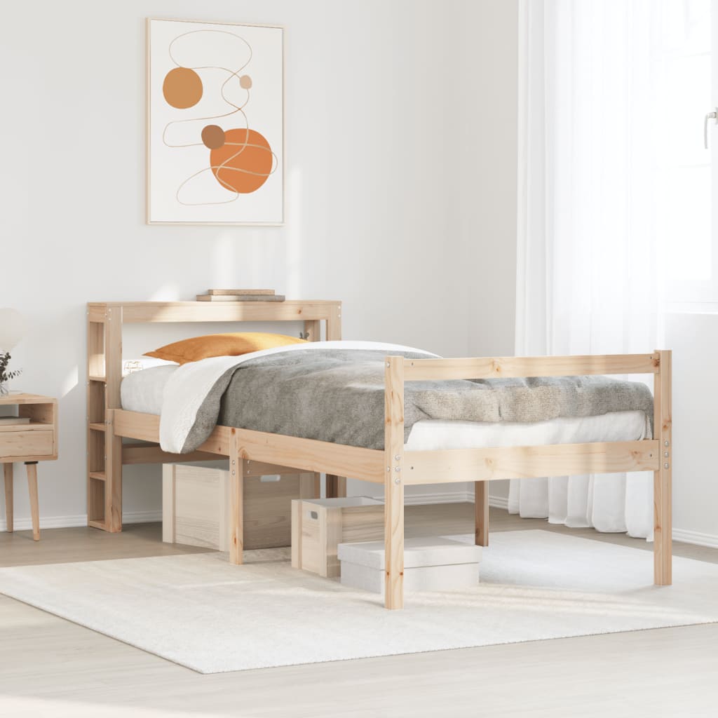 Seniorenbett mit Kopfteil ohne Matratze 90x190 cm