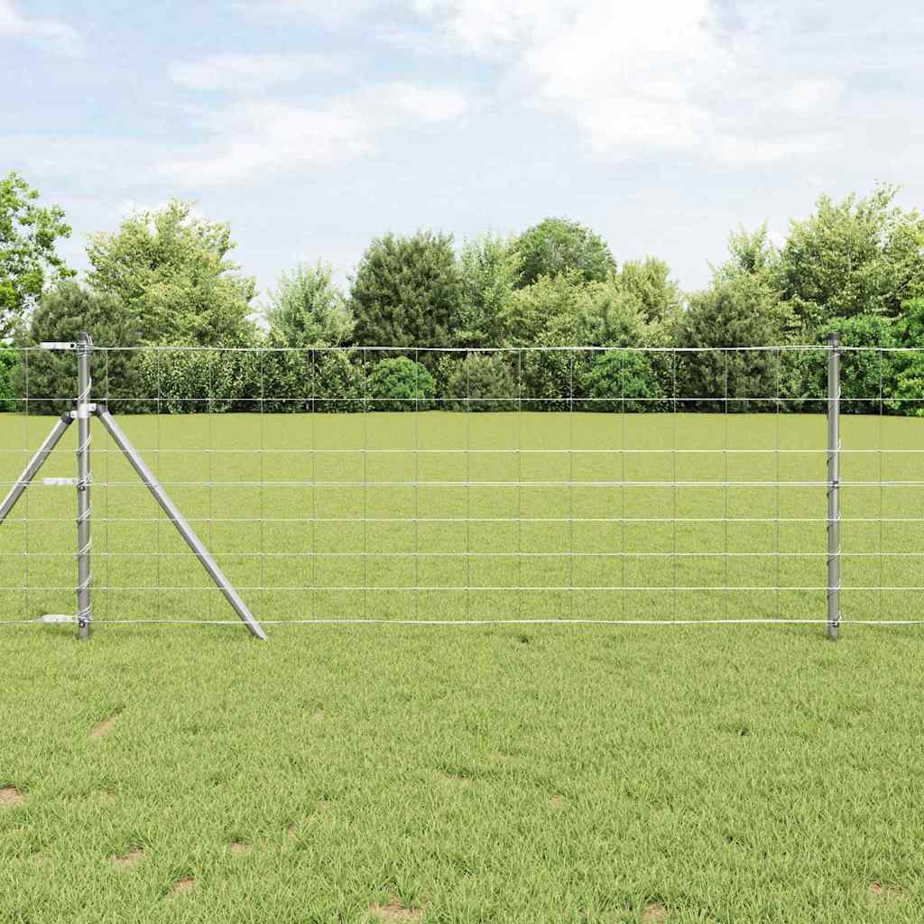 Ground Fix Geschweißter Drahtzaun 50 x 0,8 m Verzinkter Stahl