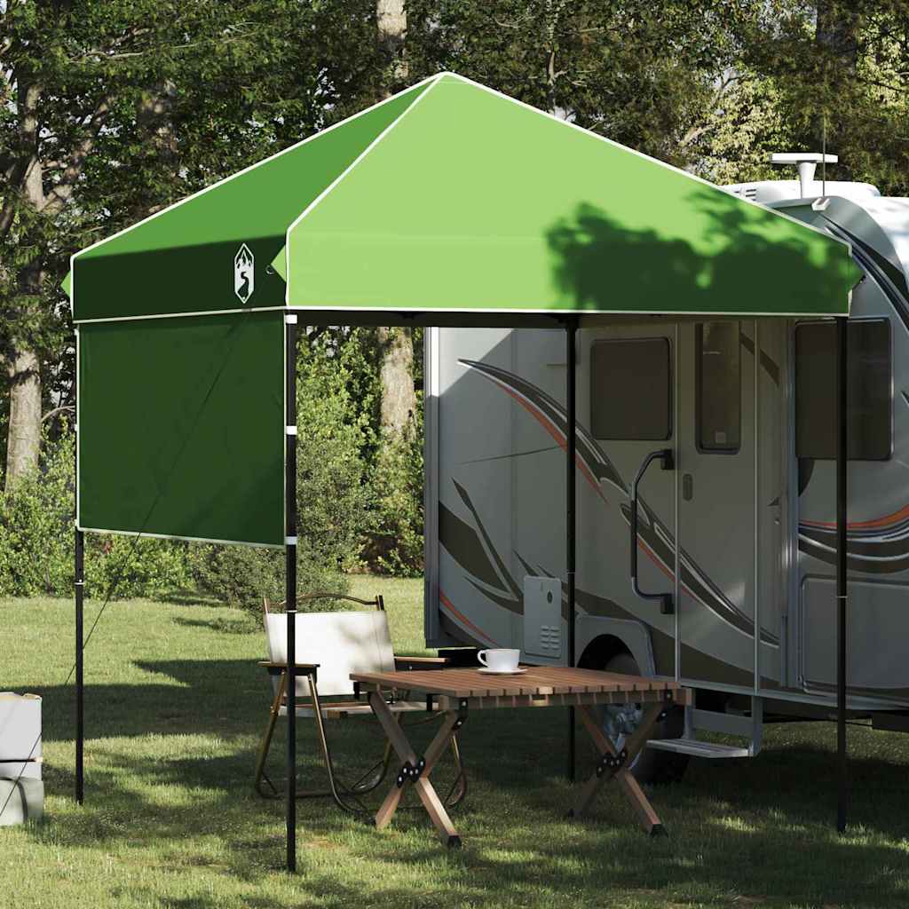 Pavillon-Zelt 194 x 194 x 251 cm Grün Stoff