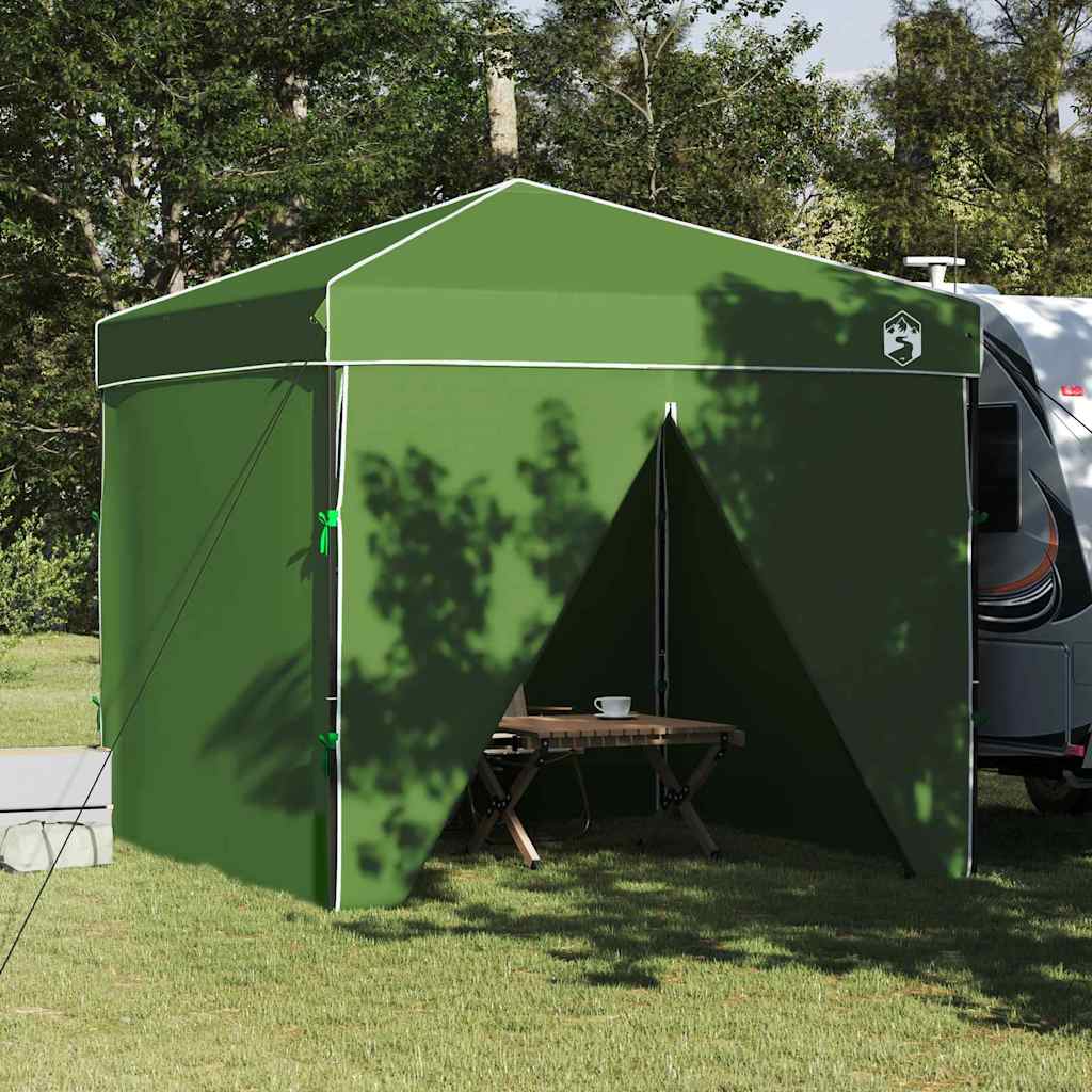 Pavillon-Zelt 243 x 243 x 251 cm Grün Stoff