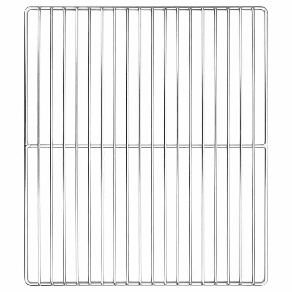 Grillrost 40 x 35 cm Edelstahl Silber