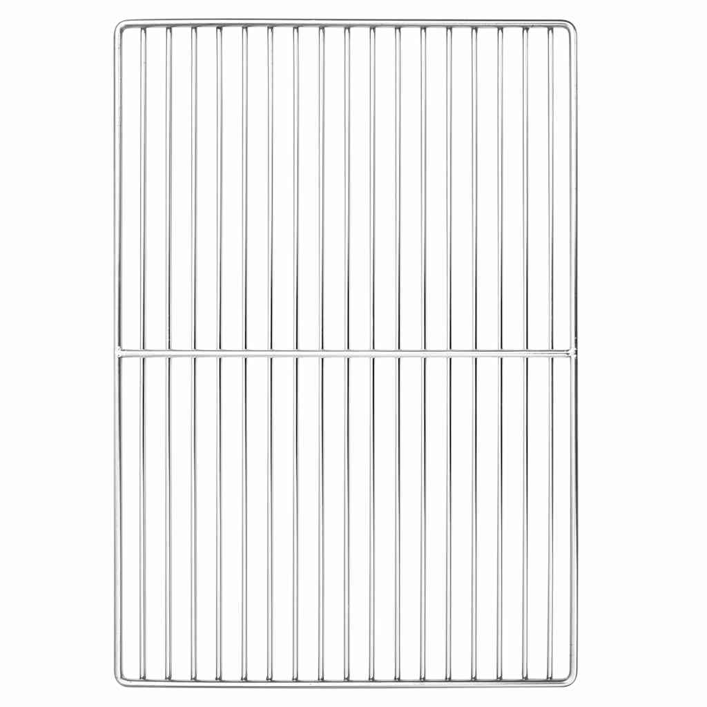 Grillrost 47 x 32,5 cm Edelstahl Silber