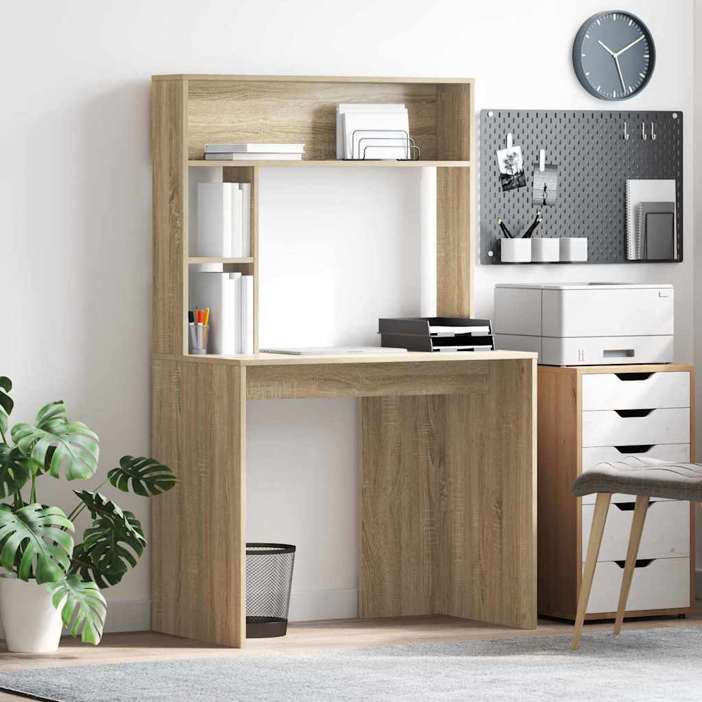 Schreibtisch Sonoma-Eiche 91 x 50 x 149 cm Holzwerkstoff