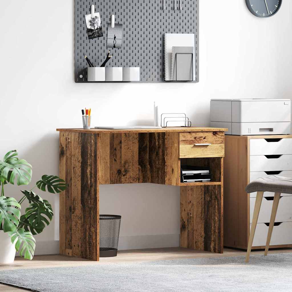 Schreibtisch Altholz 90 x 49 x 75 cm Holzwerkstoff