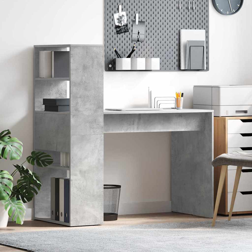 Schreibtisch Beton Grau Holzwerkstoff 113 x 54 x 120 cm