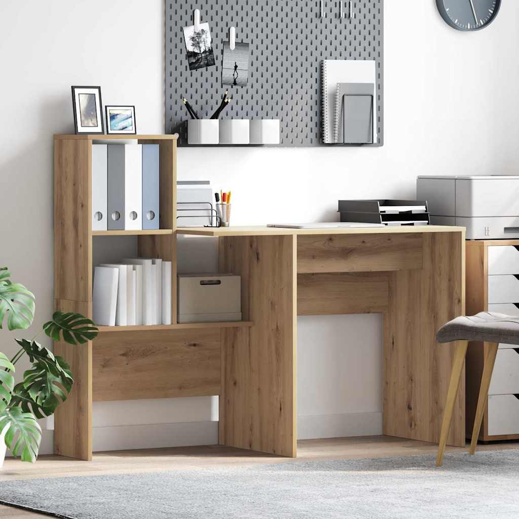 Schreibtisch Artisan-Eiche Holzwerkstoff 131,5 x 50 x 106,5 cm