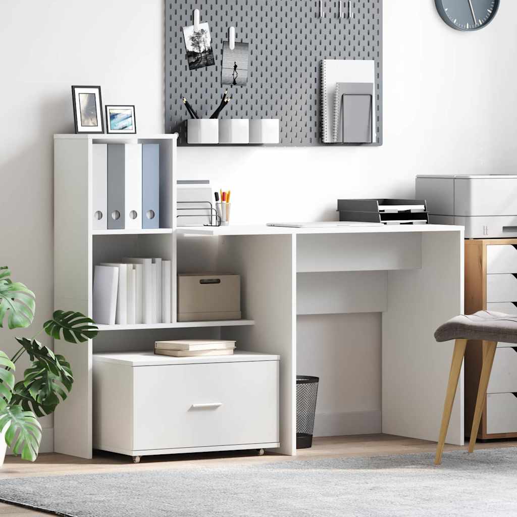 Schubladenschrank 55 x 45 x 31 cm Weiß