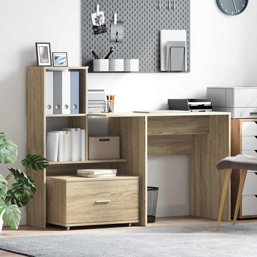 Schubladenschrank 55 x 45 x 31 cm Sonoma-Eiche