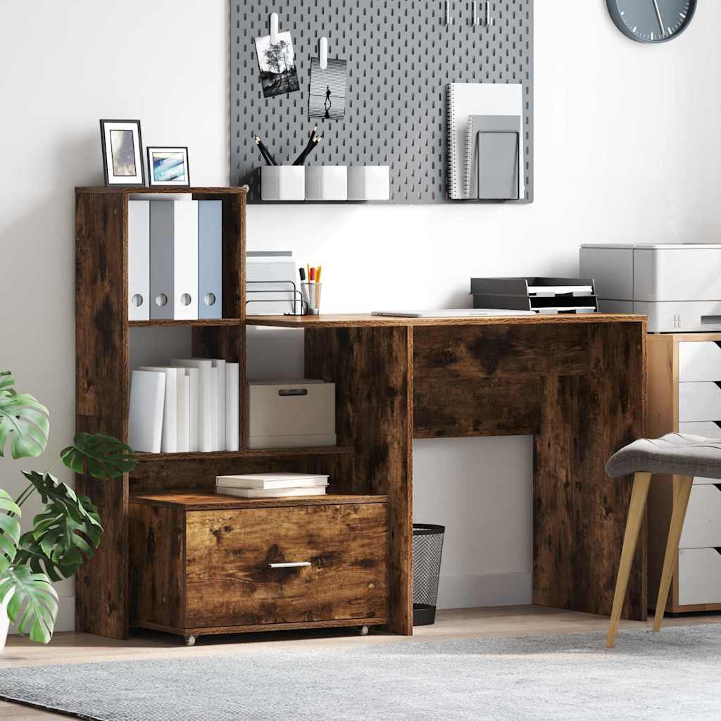 Schubladenschrank 55 x 45 x 31 cm Räuchereiche
