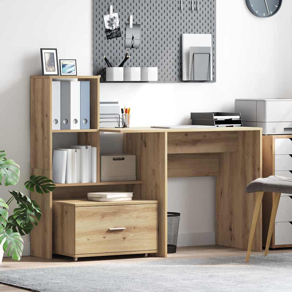 Schubladenschrank 55 x 45 x 31 cm Artisan-Eiche