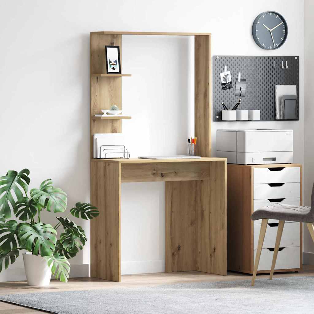 Schreibtisch Artisan-Eiche Holzwerkstoff 78,5 x 37 x 154,5 cm