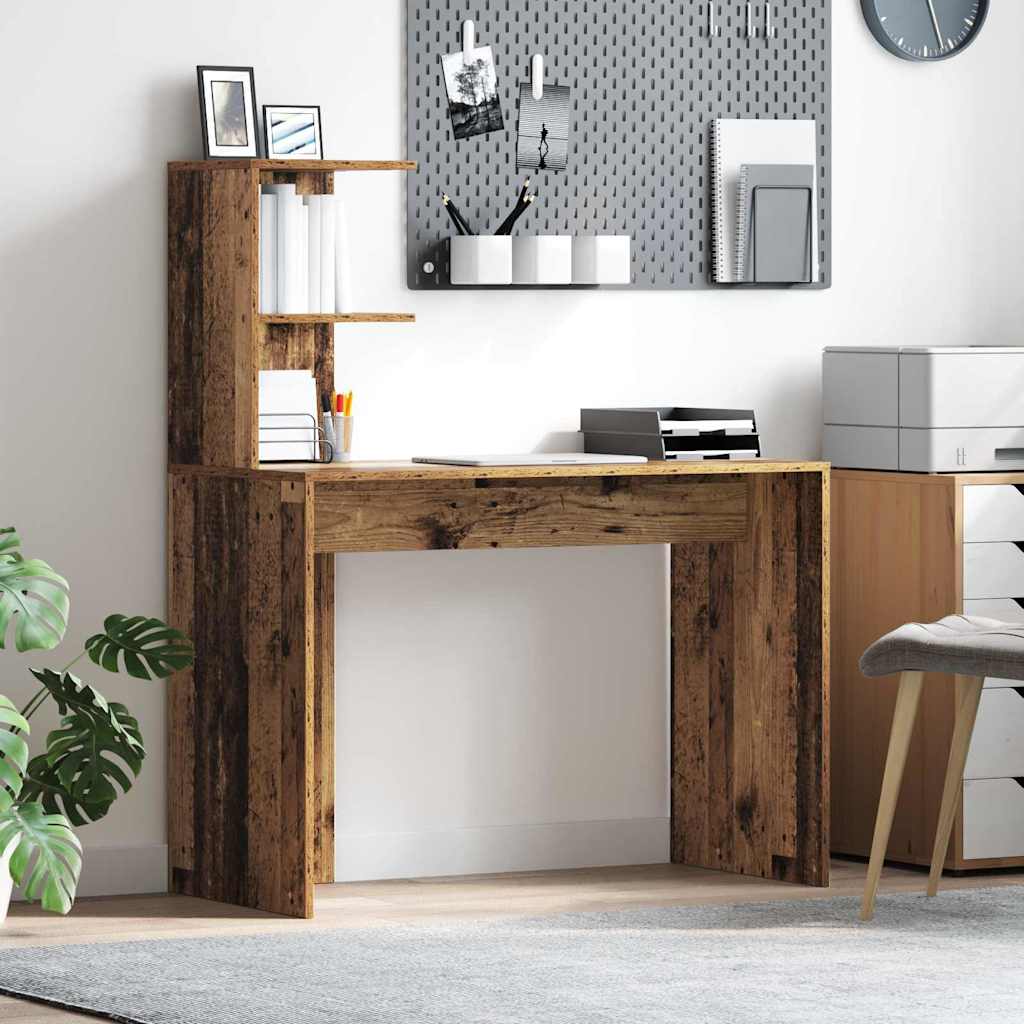 Schreibtisch Altholz 102 x 50 x 124 cm Holzwerkstoff