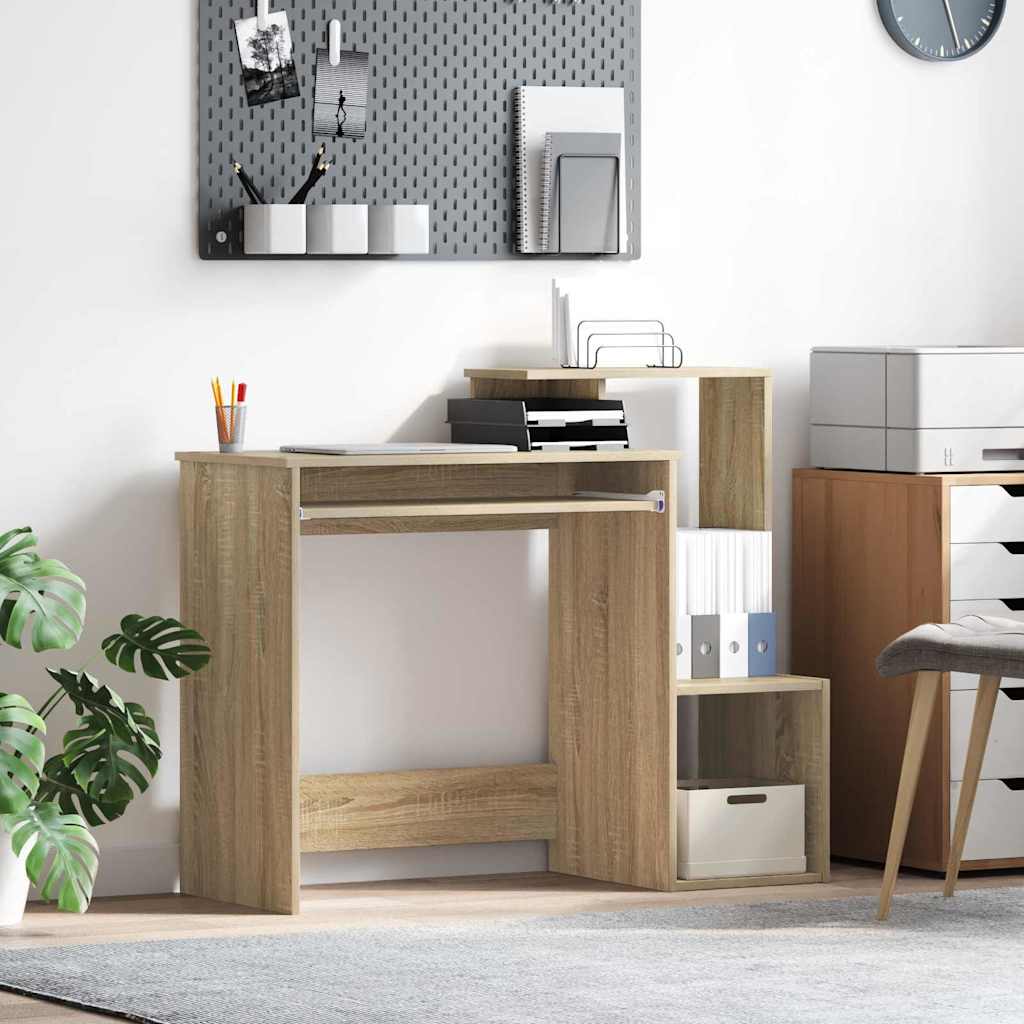 Schreibtisch Sonoma-Eiche 106 x 41 x 88.5 cm Holzwerkstoff